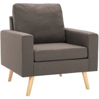 Sessel Taupe Stoff vidaXL von VIDAXL