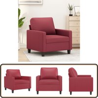 Sessel Weinrot 60 cm Kunstleder - Sessel - Wohnzimmersofa - Ledercouch - Weinrot - Kunstleder Sessel Weinrot 60 cm Kunstleder - Sessel - Wohnzimmersofa - Ledercouch - Weinrot - Kunstleder von VIDAXL