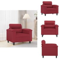 Sessel Weinrot 60 cm Kunstleder - Sessel - Wohnzimmersofa - Ledercouch - Weinrot - Kunstleder Sessel Weinrot 60 cm Kunstleder - Sessel - Wohnzimmersofa - Ledercouch - Weinrot - Kunstleder von VIDAXL