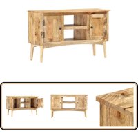 Sideboard 100 x 35 x 60 cm Massivholz Mango - Sideboard - Wohnzimmermöbel - Holzmöbel - Mangoholz - Vintage Sideboard 100 x 35 x 60 cm Massivholz Mango - Sideboard - Wohnzimmermöbel - Holzmöbel - Mangoholz - Vintage von VIDAXL