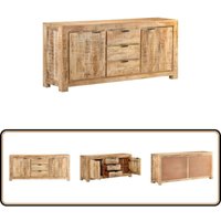 Sideboard 175x40x75 cm Raues Mangoholz - Holz Sideboard - Mangoholz Sideboard - Wohnzimmermöbel - Schlafzimmermöbel - Regal Sideboard 175x40x75 cm Raues Mangoholz - Holz Sideboard - Mangoholz Sideboard - Wohnzimmermöbel - Schlafzimmermöbel - Regal von VIDAXL