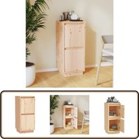 Vidaxl - Sideboard 31,5x34x75 cm Massivholz Kiefer - Holz Sideboard - Massivholzmöbel - Wohnraumgestaltung - Regal - tv Stand von VIDAXL