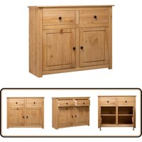 Sideboard 93x40x80 cm Kiefernholz Panama - Holz Sideboard - Massives Kiefernholz - Wohnzimmermöbel - Schreibtischkommode - Regal Sideboard 93x40x80 cm Kiefernholz Panama - Holz Sideboard - Massives Kiefernholz - Wohnzimmermöbel - Schreibtischkommode - Regal von VIDAXL