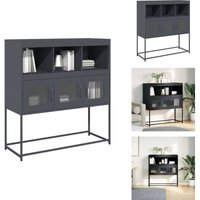 Vidaxl - Sideboard Anthrazit 100,5x39x107 cm Kaltgewalzter Stahl - Sideboard - Sideboards - Kommode - Anrichte Vidaxl - Sideboard Anthrazit 100,5x39x107 cm Kaltgewalzter Stahl - Sideboard - Sideboards - Kommode - Anrichte von VIDAXL