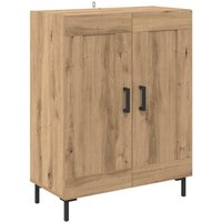Sideboard Artisan-Eiche 69,5 x 34 x 90 cm Verbundholz und Eisen vidaXL von VIDAXL
