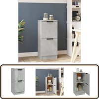 Sideboard Betongrau 30x30x70 cm Holzwerkstoff - Schreibtisch - Regal - Sideboard - Wohnraumgestaltung - Holz Sideboard Sideboard Betongrau 30x30x70 cm Holzwerkstoff - Schreibtisch - Regal - Sideboard - Wohnraumgestaltung - Holz Sideboard von VIDAXL
