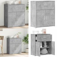 Sideboard Betongrau 60x31x70 cm Holzwerkstoff - Wohnwand Regal - Beistellschrank - tv Stand - Grau - Wohnzimmermöbel - Home & Living Sideboard Betongrau 60x31x70 cm Holzwerkstoff - Wohnwand Regal - Beistellschrank - tv Stand - Grau - Wohnzimmermöbel - Home & Living von VIDAXL
