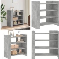 Sideboard Betongrau 73,5x35x75 cm Holzwerkstoff - Schreibtisch - Regal - Wohnzimmer Dekoration - Holz Sideboard - Modernes Sideboard - Home & Living von VIDAXL