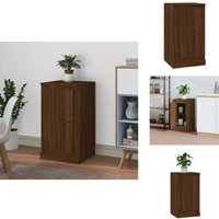 Sideboard Braun Eichen-Optik 37,5x35,5x67,5 cm Holzwerkstoff - Sideboard - Wohnzimmermöbel - Holzmöbel - Eichendekor - Regal von VIDAXL