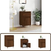Sideboard Braun Eichen-Optik 40x35x70 cm Holzwerkstoff - Schreibtisch - Wohnzimmermöbel - Sideboard - Eiche Optik - Holzmöbel von VIDAXL