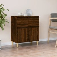Sideboard Braun Eichen-Optik 60x35x70 cm Holzwerkstoff Vidaxl von VIDAXL