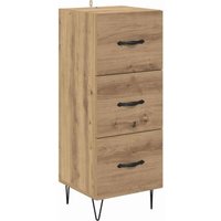 Sideboard Eiche handwerklich 34 x 34,5 x 90 cm Holzwerkstoff vidaXL von VIDAXL