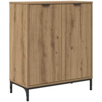 Sideboard Eiche handwerklich 69,5 x 33 x 82 cm Holzwerkstoff vidaXL von VIDAXL