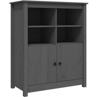 Sideboard Grau 83x41,5x100 cm Massivholz Kiefer vidaXL von VIDAXL