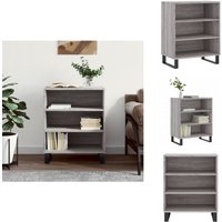 Vidaxl - Sideboard Grau Sonoma 57x35x70 cm Holzwerkstoff - Schreibtisch - Wohnzimmermöbel - Sideboard - Grau Sideboard - Regal Vidaxl - Sideboard Grau Sonoma 57x35x70 cm Holzwerkstoff - Schreibtisch - Wohnzimmermöbel - Sideboard - Grau Sideboard - Regal von VIDAXL