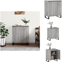 Sideboard Grau Sonoma 60x35x70 cm Holzwerkstoff - Schreibtisch - Wohnzimmermöbel - Sideboard Grau - Holz Sideboard - Regal Sideboard Grau Sonoma 60x35x70 cm Holzwerkstoff - Schreibtisch - Wohnzimmermöbel - Sideboard Grau - Holz Sideboard - Regal von VIDAXL