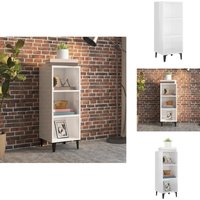 Vidaxl - Sideboard Hochglanz-Weiß 34,5x32,5x90 cm Holzwerkstoff - Schreibtisch - Wohnzimmermöbel - Sideboard - Regal - Holz Sideboard von VIDAXL
