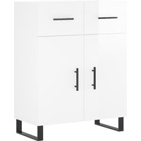 Sideboard Hochglanz-Weiß 69,5x34x90 cm Holzwerkstoff Vidaxl von VIDAXL