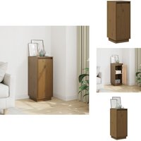 Vidaxl - Sideboard Honigbraun 31,5x34x75 cm Massivholz Kiefer - Holz Sideboard - Massivholzmöbel - Kiefernholz - Sideboard Mit Türen - Regal von VIDAXL