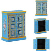 Sideboard Massivholz Mango Türkis Handbemalt - Sideboard - Sideboards - Beistellschrank - Anrichte von VIDAXL