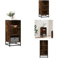 Vidaxl - Sideboard Räuchereiche 35,5x35x76 cm Holzwerkstoff und Metall - Sideboard - Sideboards - Anrichte - Regal Vidaxl - Sideboard Räuchereiche 35,5x35x76 cm Holzwerkstoff und Metall - Sideboard - Sideboards - Anrichte - Regal von VIDAXL