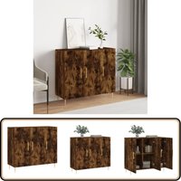 Sideboard Räuchereiche 90x34x80 cm Holzwerkstoff - Sideboard - Wohnwand - Regal - Wohnzimmermöbel - Holzmöbel Sideboard Räuchereiche 90x34x80 cm Holzwerkstoff - Sideboard - Wohnwand - Regal - Wohnzimmermöbel - Holzmöbel von VIDAXL