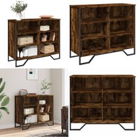 Sideboard Räuchereiche 91x35,5x74,5 cm Holzwerkstoff - Vidaxl Sideboard Räuchereiche 91x35,5x74,5 cm Holzwerkstoff - Vidaxl von VIDAXL