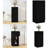 Sideboard Schwarz 30x30x70 cm Holzwerkstoff - Schreibtisch - Wohnzimmermöbel - Sideboard Schwarz - Regal - Aufbewahrung - Home & Living Sideboard Schwarz 30x30x70 cm Holzwerkstoff - Schreibtisch - Wohnzimmermöbel - Sideboard Schwarz - Regal - Aufbewahrung - Home & Living von VIDAXL