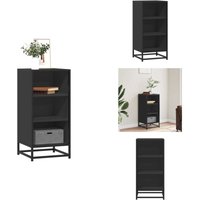 Sideboard Schwarz 35,5x35x76 cm Holzwerkstoff und Metall - Sideboard - Sideboards - Anrichte - Regal von VIDAXL