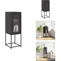 Sideboard Schwarz 36x39x107 cm Kaltgewalzter Stahl - Sideboard - Sideboards - Kommode - Anrichte Sideboard Schwarz 36x39x107 cm Kaltgewalzter Stahl - Sideboard - Sideboards - Kommode - Anrichte von VIDAXL