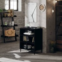 Sideboard Schwarz 57x35x70 cm Holzwerkstoff Vidaxl Sideboard Schwarz 57x35x70 cm Holzwerkstoff Vidaxl von VIDAXL
