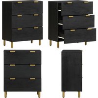 Sideboard Schwarz 60x33x75 cm Holzwerkstoff - Vidaxl von VIDAXL
