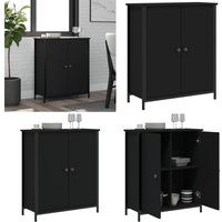 Sideboard Schwarz 70x30x80 cm Holzwerkstoff - Schreibtisch - Sideboard Schwarz - Wohnzimmermöbel - Regal - Aufbewahrung - Home & Living Sideboard Schwarz 70x30x80 cm Holzwerkstoff - Schreibtisch - Sideboard Schwarz - Wohnzimmermöbel - Regal - Aufbewahrung - Home & Living von VIDAXL