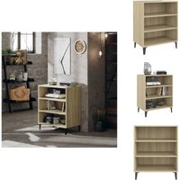 Sideboard Sonoma-Eiche 57x35x70 cm Holzwerkstoff - Sideboard - Sideboards - Bücherschrank - Bücherschränke Sideboard Sonoma-Eiche 57x35x70 cm Holzwerkstoff - Sideboard - Sideboards - Bücherschrank - Bücherschränke von VIDAXL