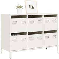 Sideboard Weiß 101,5x39x73,5 cm Kaltgewalzter Stahl - Vidaxl von VIDAXL