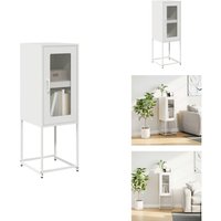 Sideboard Weiß 36x39x107 cm Kaltgewalzter Stahl - Sideboard - Sideboards - Kommode - Anrichte von VIDAXL