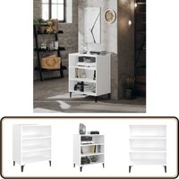 Sideboard Weiß 57x35x70 cm Holzwerkstoff - Vidaxl Sideboard Weiß 57x35x70 cm Holzwerkstoff - Vidaxl von VIDAXL