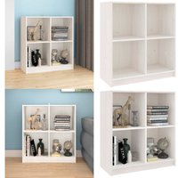 Sideboard Weiß 70x33x76 cm Massivholz Kiefer - Sideboard - Wohnzimmermöbel - Holz Sideboard - Massiver Kiefer - Weißer Schrank - Home & Living Sideboard Weiß 70x33x76 cm Massivholz Kiefer - Sideboard - Wohnzimmermöbel - Holz Sideboard - Massiver Kiefer - Weißer Schrank - Home & Living von VIDAXL