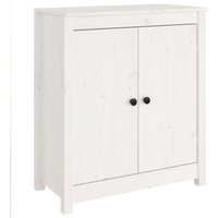 Sideboard Weiß 70x35x80 cm Massivholz Kiefer - Vidaxl Sideboard Weiß 70x35x80 cm Massivholz Kiefer - Vidaxl von VIDAXL