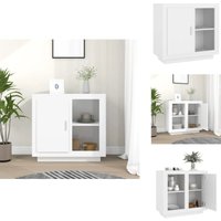 Sideboard Weiß 80x40x75 cm - Schreibtisch - Wohnzimmer - Regal - Sideboard Weiß - Möbel Online Kaufen von VIDAXL