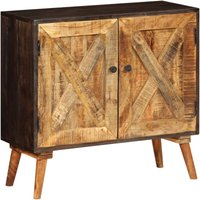 Vidaxl - Sideboard Massivholz Mango 85x30x75 cm von VIDAXL