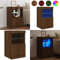 Sideboard mit LED-Leuchten Braun Eichen-Optik 41x37x67 cm - Sideboard - Wohnwand - TV-Schrank - Regal - Eiche Optik - Home & Living Sideboard mit LED-Leuchten Braun Eichen-Optik 41x37x67 cm - Sideboard - Wohnwand - TV-Schrank - Regal - Eiche Optik - Home & Living von VIDAXL