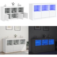 Sideboard mit LED-Leuchten Weiß 123x37x67 cm - Schreibtisch - Wohnzimmermöbel - Sideboard - Regal - TV-Stand - Home & Living Sideboard mit LED-Leuchten Weiß 123x37x67 cm - Schreibtisch - Wohnzimmermöbel - Sideboard - Regal - TV-Stand - Home & Living von VIDAXL