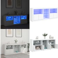 Sideboard mit LED-Leuchten Weiß 181,5x37x67 cm - Schreibtisch - Wohnzimmermöbel - Sideboard - Regal - TV-Stand - Home & Living Sideboard mit LED-Leuchten Weiß 181,5x37x67 cm - Schreibtisch - Wohnzimmermöbel - Sideboard - Regal - TV-Stand - Home & Living von VIDAXL