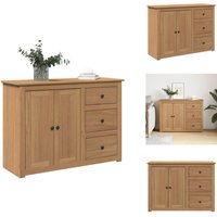Sideboard mit Schubladen Panama 112x40x80 cm Massivholz Kiefer - Sideboard - Sideboards - Kommode - Anrichte von VIDAXL