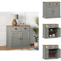 Sideboard mit Schubladen VIGO 78x40x75 cm Massivholz Kiefer - Schreibtisch - Regal - Sideboard - Wohnraumgestaltung - Küchenorganisation Sideboard mit Schubladen VIGO 78x40x75 cm Massivholz Kiefer - Schreibtisch - Regal - Sideboard - Wohnraumgestaltung - Küchenorganisation von VIDAXL