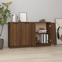 Sideboards 2 Stk. Braun Eichen-Optik 60x30x70 cm Holzwerkstoff - Vidaxl von VIDAXL