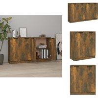Sideboards 2 Stk. Räuchereiche 60x30x70 cm Holzwerkstoff - Holz Sideboard - Schreibtisch - Wohnzimmermöbel - Regal - Sideboard Braun Sideboards 2 Stk. Räuchereiche 60x30x70 cm Holzwerkstoff - Holz Sideboard - Schreibtisch - Wohnzimmermöbel - Regal - Sideboard Braun von VIDAXL
