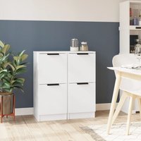 Sideboards 2 Stk. Weiß 30x30x70 cm Holzwerkstoff - Vidaxl Sideboards 2 Stk. Weiß 30x30x70 cm Holzwerkstoff - Vidaxl von VIDAXL