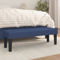 Sitzbank Blau 100x30x30 cm Stoff Vidaxl Sitzbank Blau 100x30x30 cm Stoff Vidaxl von VIDAXL